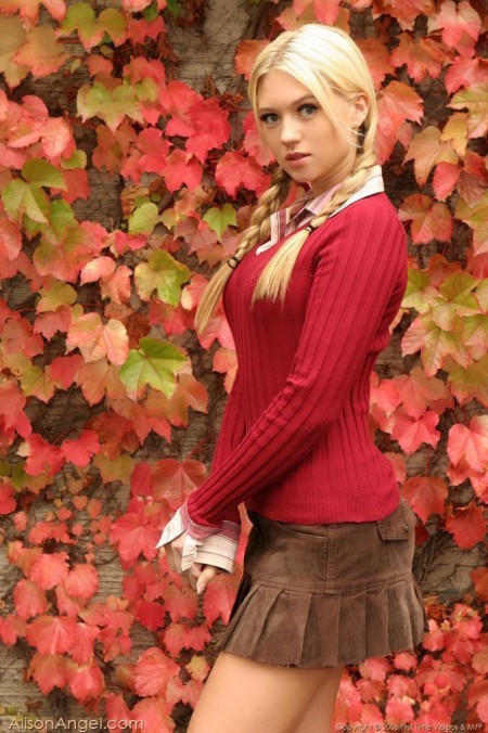Alison Angel Её красный свитер