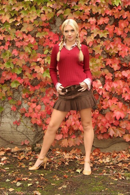 Alison Angel Её красный свитер