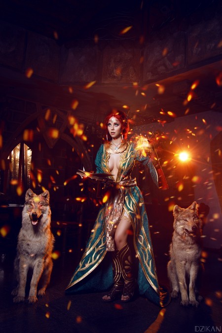  Косплей Трисс Меригольд из игры «Ведьмак 3: Дикая Охота»