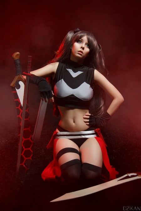 Helly Von [Косплей Рин Тосака]