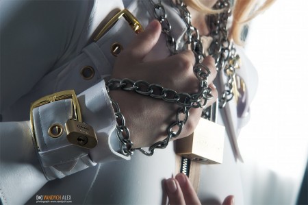  Disharmonica (Helly von Valentine) – Fate/EXTRA Saber, блондинки, косплей, татуированные (эротика)